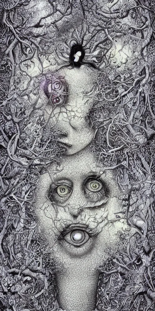 Image similar to cell shaded optical illusion by dan hillier color work by daniel merriam