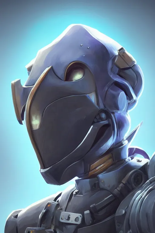 Image similar to epic mask helmet robot ninja portrait stylized as fornite style game design fanart by concept artist gervasio canda, behance hd by jesper ejsing, by rhads, makoto shinkai and lois van baarle, ilya kuvshinov, rossdraws global illumination radiating a glowing aura global illumination ray tracing hdr render in unreal engine 5