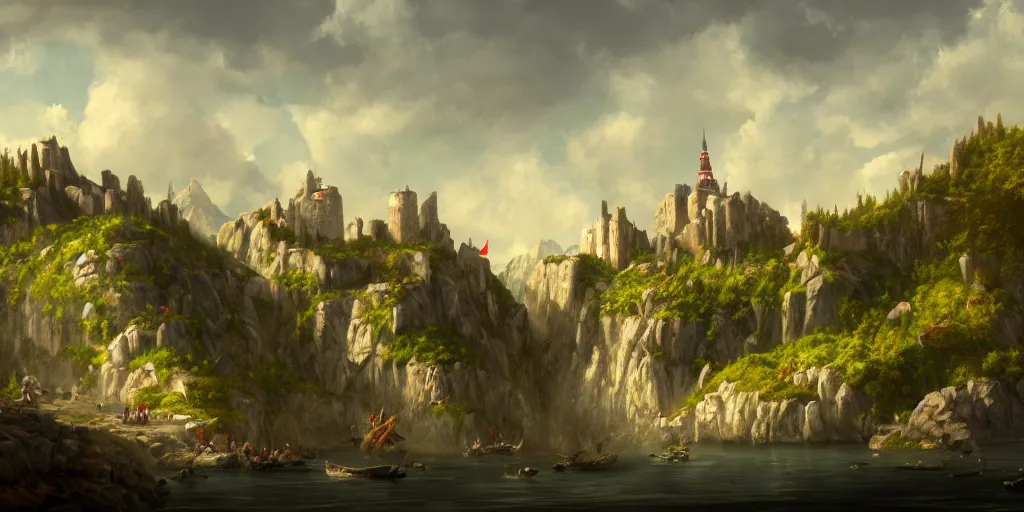 Image similar to landscape portrait of the bastille surrounded by marmots, trending on artstation