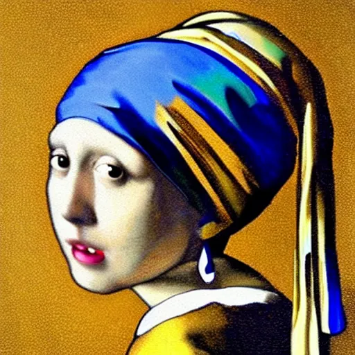 Image similar to “an ear with a pearl earring on the lobe and a leaf helix piercing, melancholy”