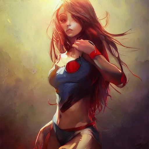 Image similar to a beautiful painting representative of the art style of artgerm and wlop and michael bay