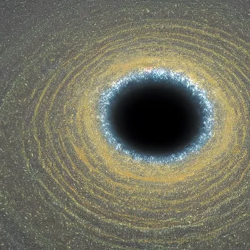 Prompt: the event horizon of a black hole, photorealistic