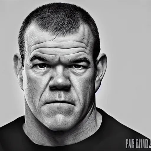 Image similar to jocko willink, black and white, digital art