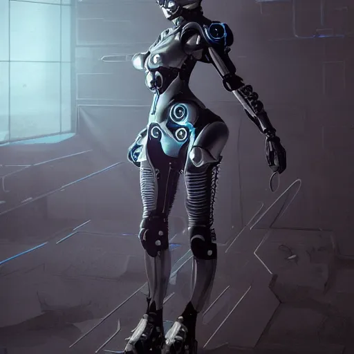 Prompt: edgy futuristic cyborg, chrome motorcycle parts, full body, cinematic lighting, highly detailed, intricate, trending art station, concept art, Unreal Engine 5, Photorealism, 8k resolution, cinema 4d, 3D, octane render, beautiful, art by artgerm and greg rutkowski and alphonse mucha and loish and WLOP