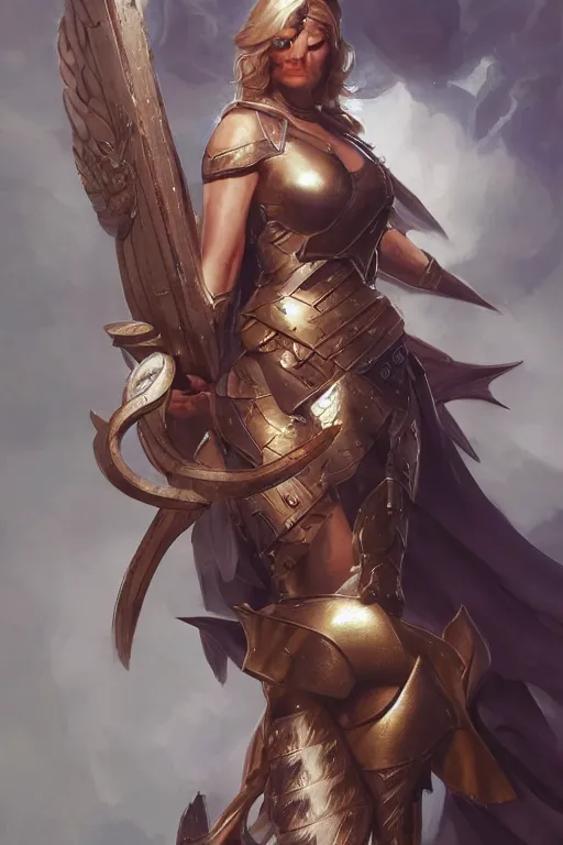 Image similar to amazon valkyrie athena, d & d, fantasy, portrait, highly detailed, headshot, digital painting, trending on artstation, concept art, sharp focus, illustration, art by artgerm and greg rutkowski and magali villeneuve