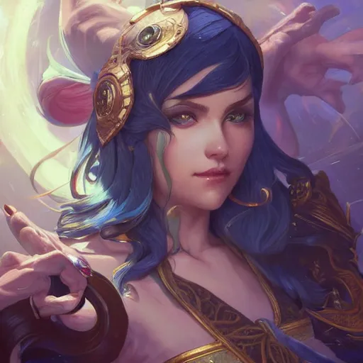 Image similar to perfectly - centered - portrait of league of legends, intricate, highly detailed, digital painting, artstation, concept art, smooth, sharp focus, illustration, unreal engine 5, 8 k, art by artgerm and greg rutkowski and alphonse mucha