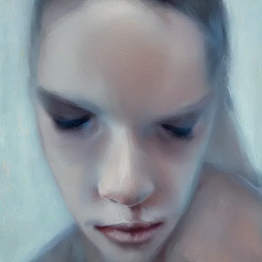 Image similar to what depression looks like, withering heart, oil painting, pale colors, high detail, 8 k, wide angle, trending on artstation,