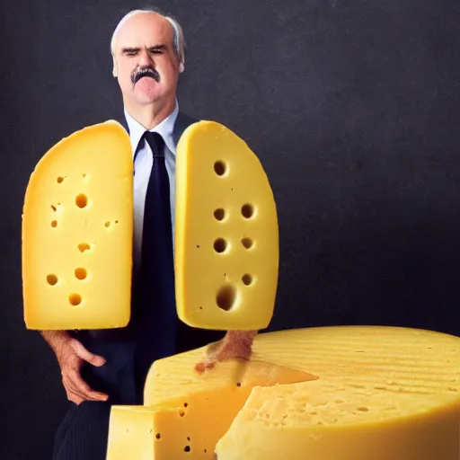 Image similar to cheese john cleese made out of cheese cheese