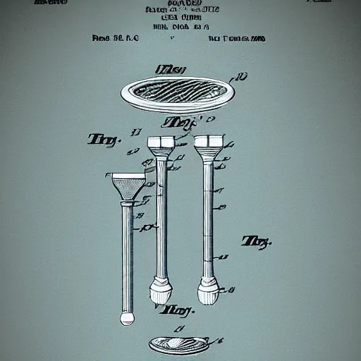 Image similar to US patent of a toilet plunger