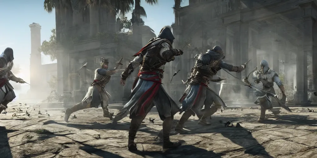 assassins creed gameplay, Stable Diffusion