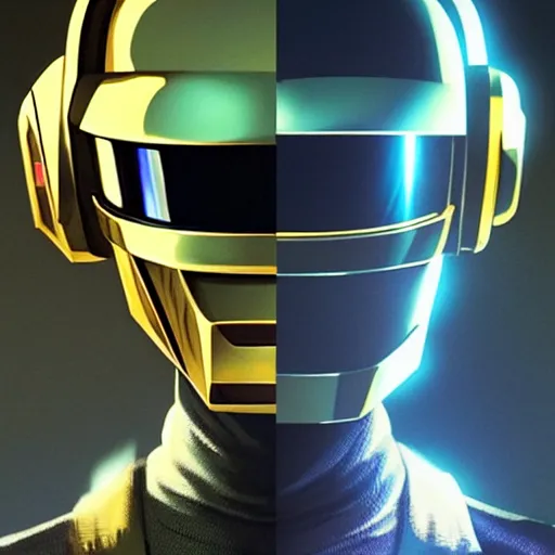 Image similar to Daft Punk, Video game character design , 2d game fanart behance hd by Jesper Ejsing, by RHADS, Makoto Shinkai and Lois van baarle, ilya kuvshinov, rossdraws global illumination