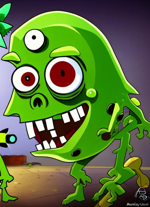 Plants vs. Zombies Peashooter illustration, Plants vs. Zombies 2