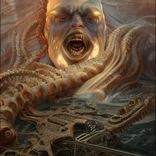 Prompt: lovecraftian gigachad, detailed, centered, digital painting, artstation, concept art, donato giancola, joseph christian leyendecker, wlop, boris vallejo, breathtaking, 8 k resolution, extremely detailed, beautiful, establishing shot, artistic, hyperrealistic, beautiful face, octane render, cinematic lighting, dramatic lighting, masterpiece