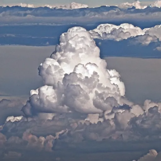 Image similar to clouds in the shape of virgin mary face