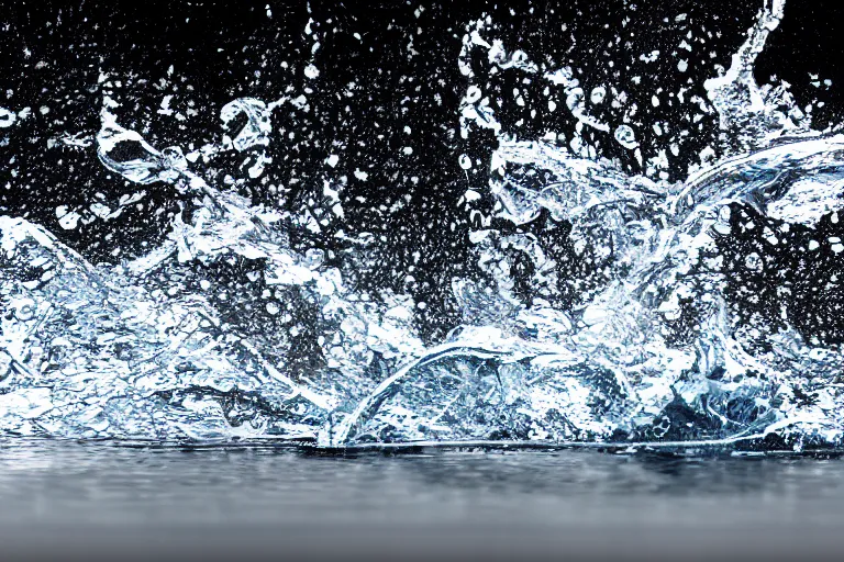 Image similar to 16:9 monitor with splashes of water on the screen