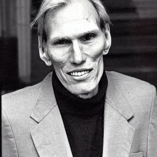 Image similar to A photograph portrait of old Jerma985 in his eighties who looks like Jerma985 wearing a blazer in the 1990s, Jerma985, looks like Jerma985, taken in the early 1990s, taken on a 1990s Camera, realistic, hyperrealistic, very realistic, highly detailed, very detailed, extremely detailed, detailed, digital art, trending on artstation, headshot and bodyshot