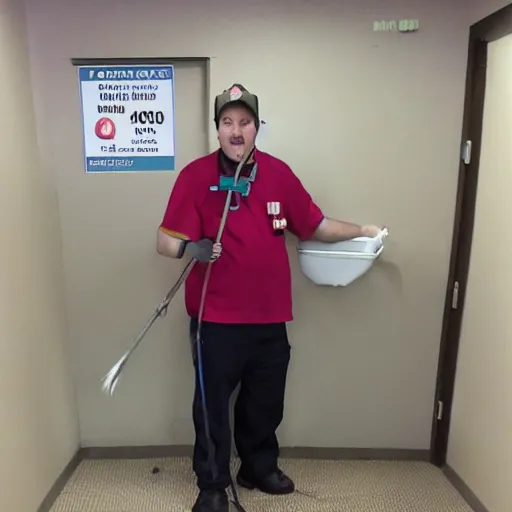 Prompt: internet janitor