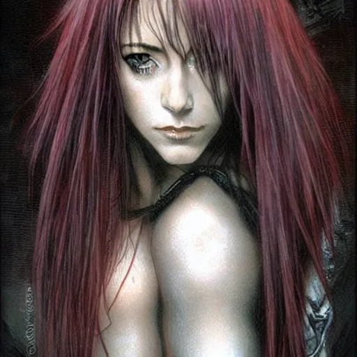 Image similar to female who looks like alyson hannigan by luis royo