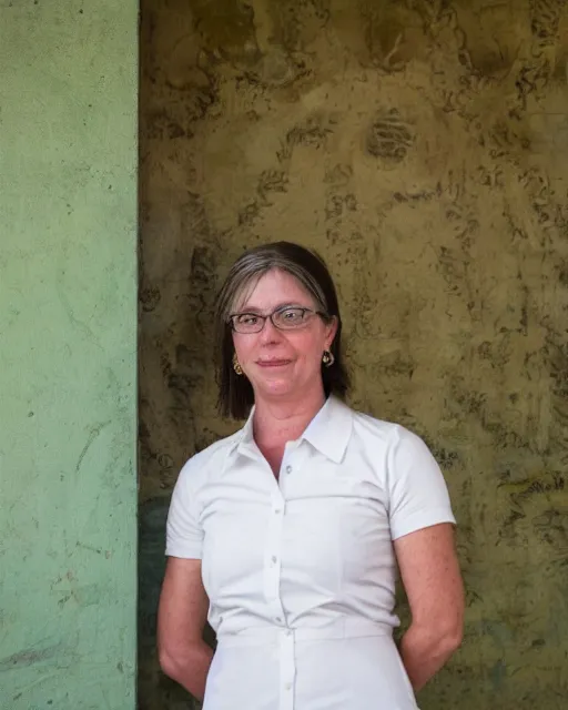 Image similar to a portrait photo of meghan lindgren, administrator in nicaragua, by cecil wolff