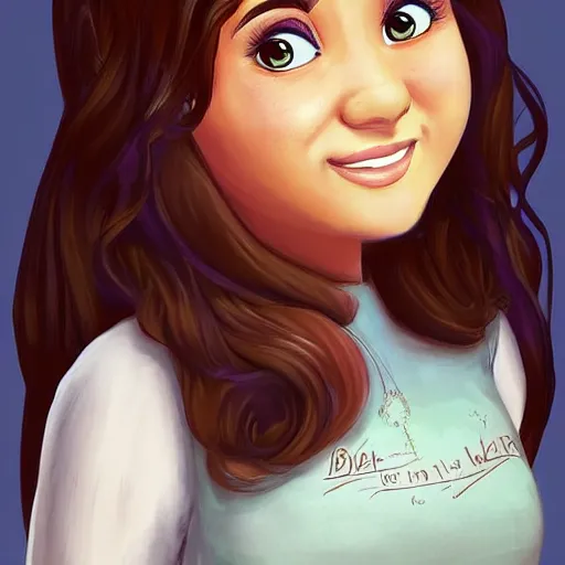 Image similar to Imane Anys, also known as Pokimane. Detailed perfect artbreeder face. Full body digital art. In the style of shrek (2001). trending on artstation