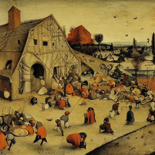 Image similar to rhizomuse sketch by pieter bruegel the elder