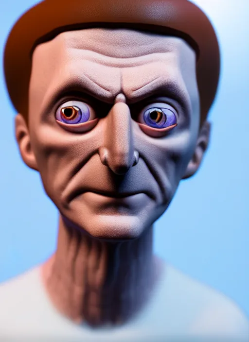 Image similar to morty smith from rick and morty closeup photograph dslr photorealistic, studio lighting, ektachrome, detailed, intricate, face detail