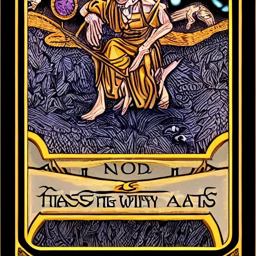 Image similar to Tarot card of Among Us, HD, Detailed, Intricate, 8k character