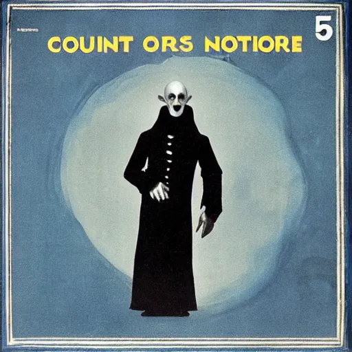 Prompt: count orlok 6 0 s blue note album cover