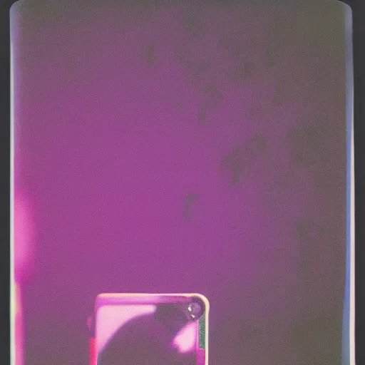 Image similar to polaroid of a cute dream, reflection, double exposure, glitch, gradient