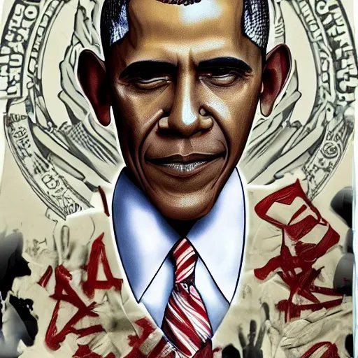 Image similar to evil obama