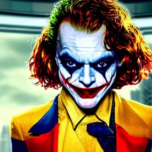 Image similar to Emma Stone as The Joker awe inspiring 8K hdr beautiful