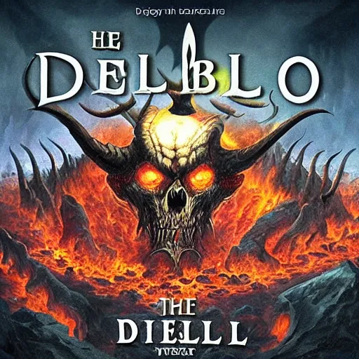 Prompt: the visoin of what diablo see in hell