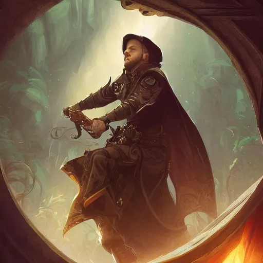 Image similar to jesse pinkman, d & d, fantasy, intricate, elegant, highly detailed, digital painting, artstation, concept art, matte, sharp focus, illustration, hearthstone, art by artgerm and greg rutkowski and alphonse mucha