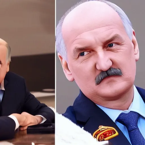 Image similar to alexander lukashenko as a main protagonist in anime