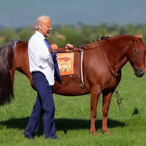 Image similar to Joe Biden as a mongolian horse lord