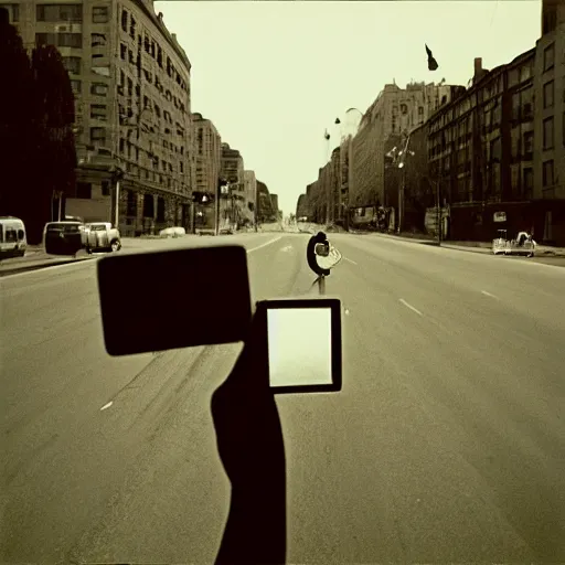 Image similar to the self portrait, by vivian maier,