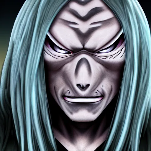 Prompt: Orochimaru in real life, 8k wallpaper, photorealistic, highly detailed