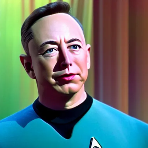 Image similar to color film still from star trek, staring elon musk, jeff bezos, bill gates, steve jobs, XF IQ4, 150MP, 50mm, F1.4, ISO 200, 1/160s, natural light