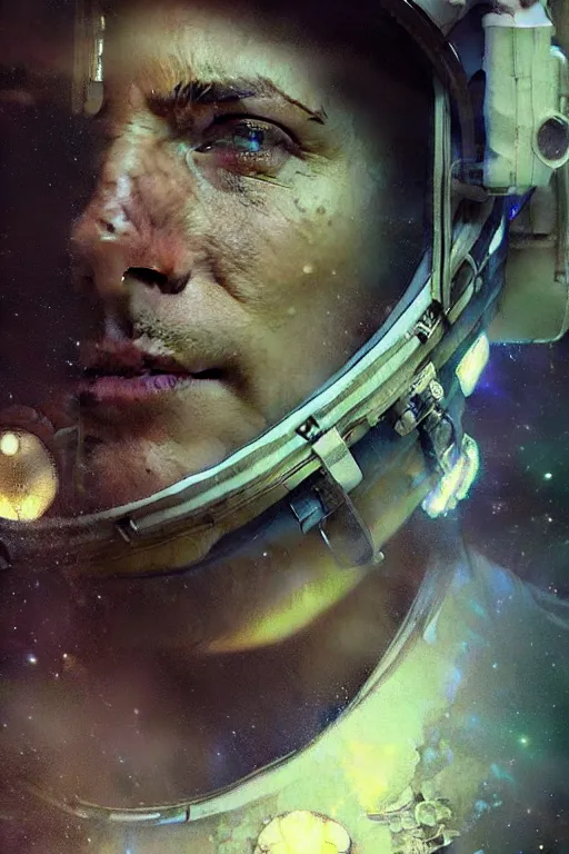 Prompt: hyperrealist portrait sketch of an astronaut by jeremy mann and alphonse mucha, fantasy art, photo realistic, dynamic lighting, artstation, poster, volumetric lighting, very detailed faces, 4 k, award winning