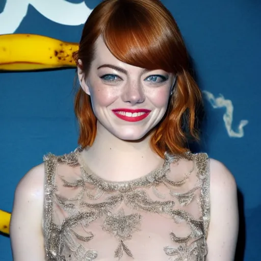 Image similar to emma stone is a banana