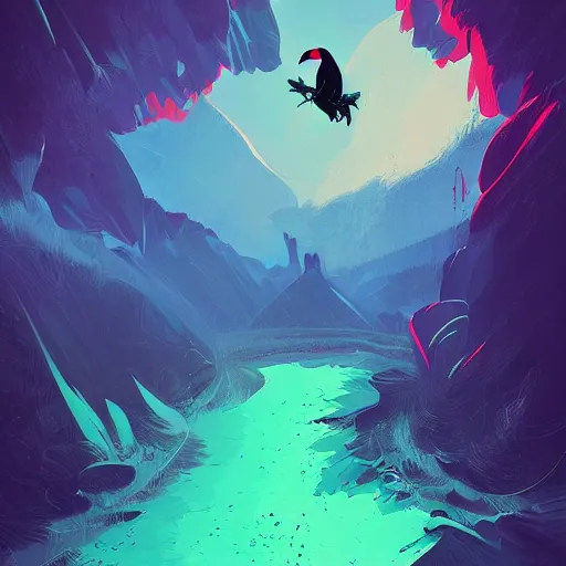 Prompt: anthropomorphic toucan warrior, high fantasy, magical, mythical, digital art, trending on artstation, by alena aenami, by petros afshar, by anton fadeev, by anato finnstark