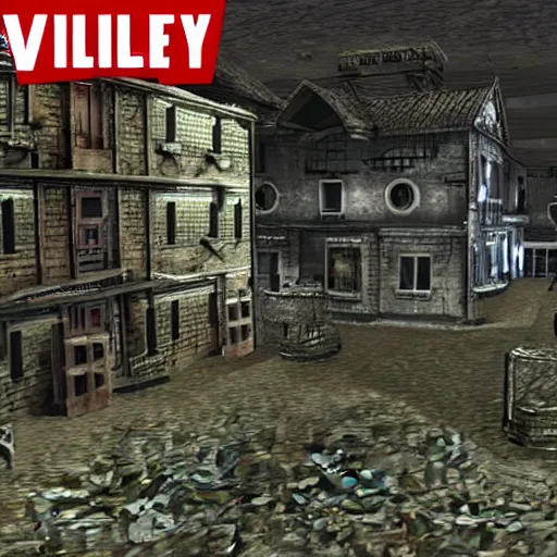 Image similar to Resident Evil Village if it had been a PS1 game