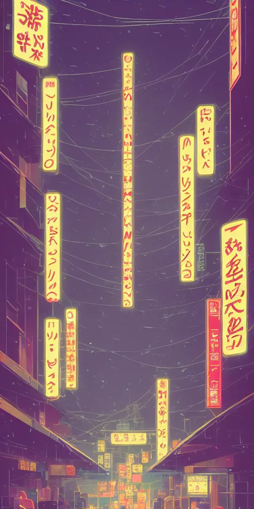 Image similar to symmetry!!! kabukicho, rainy night, neon lights, by cory loftis, makoto shinkai, hasui kawase, james gilleard, beautiful, serene, peaceful, golden curve composition