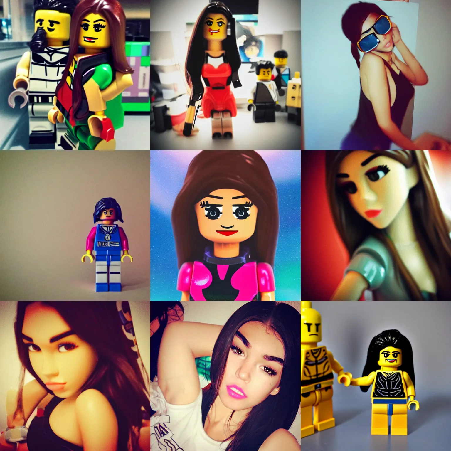 Prompt: madison beer as a lego!!!!!!! toy!!!, fantasy, dslr photo