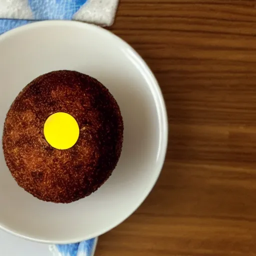 Prompt: emoji of a scotch egg