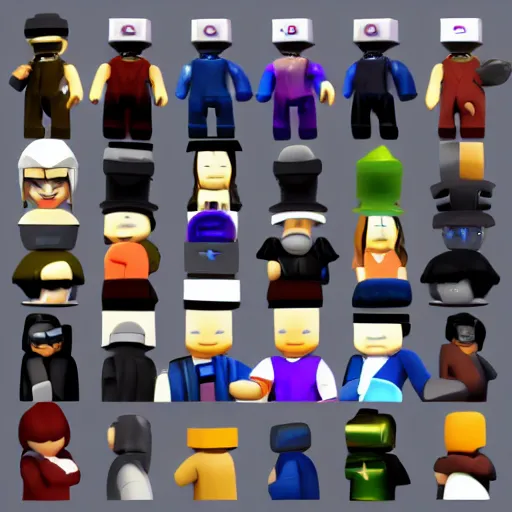 ArtStation - Roblox Avatar Renders