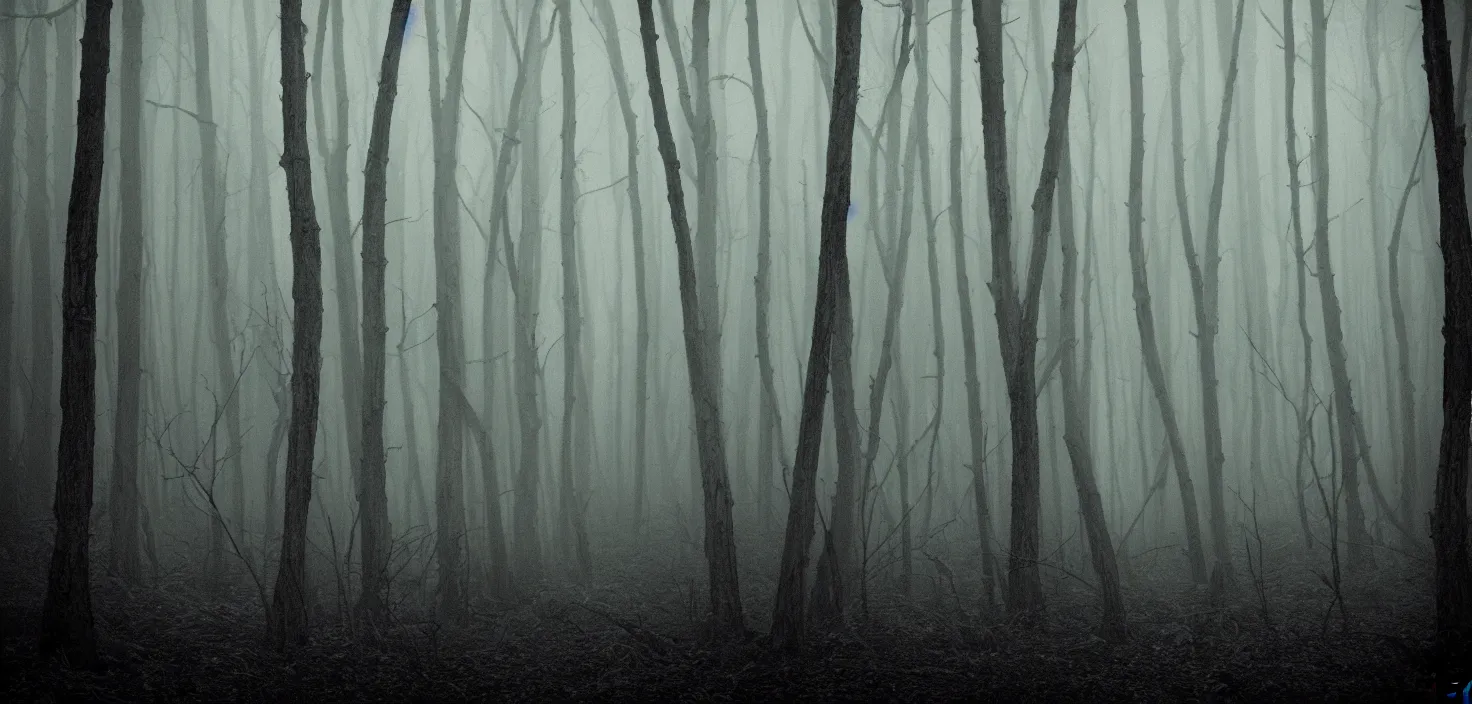 Prompt: dark forest by caesar ray