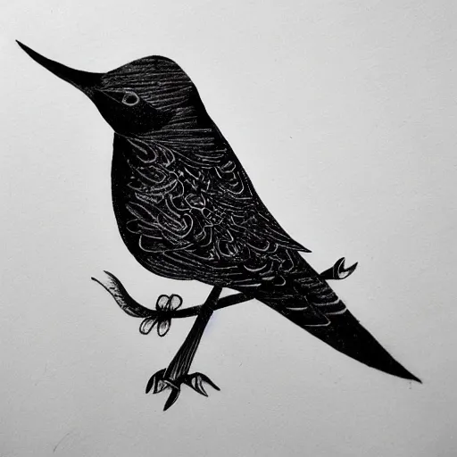 Cute Tattoo Parrot Drawing Portrait Bird' Lunchbox | Spreadshirt