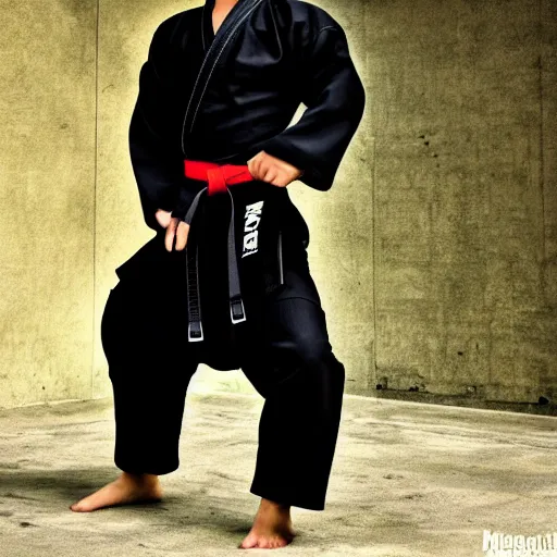 mazoku boy, martial artist boy, wearing ultra - black | Stable ...