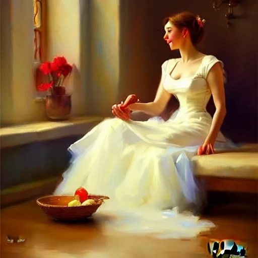 Image similar to The faithful wife by Vladimir Volegov